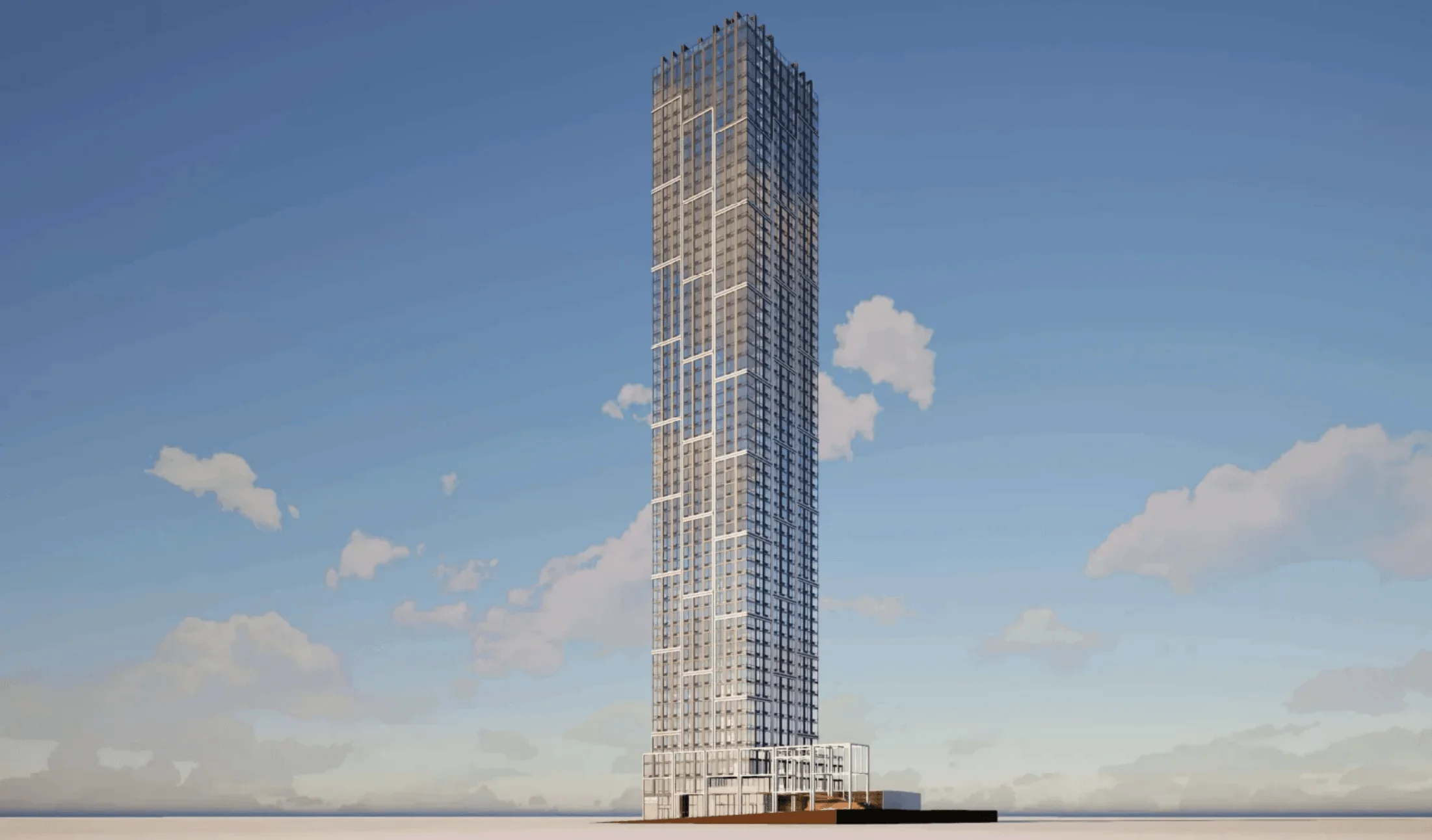 Plans Filed for 51-Story Tower at 106 Cottage St in Journal Square
